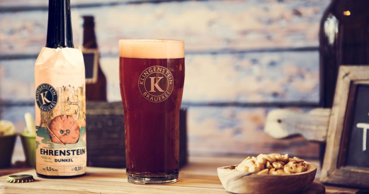 Zum Brauerei-Shop Eingeschenktes Craftbier aus der Brauerei Klingenstein